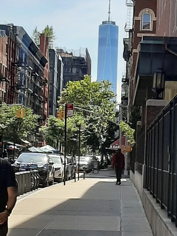 View One World Trade Center, NYC from Street